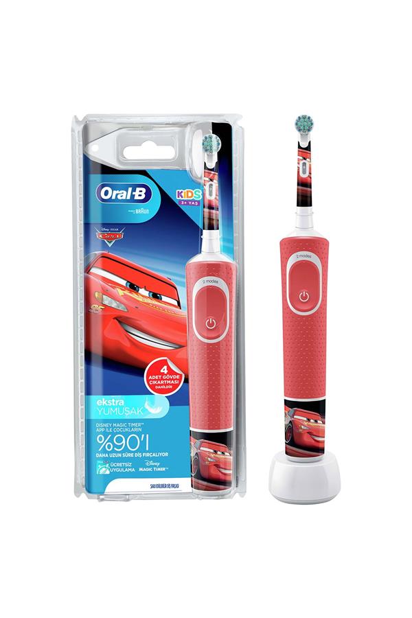 9917مسواک برقی قابل شارژ اورال بی/ D100 Children's Rechargeable Toothbrush Cars
